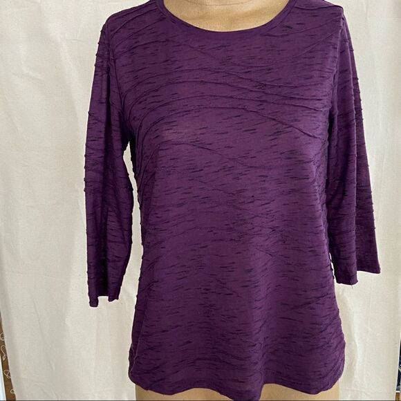 Vera Wang woman’s medium plum top - Picture 1 of 8